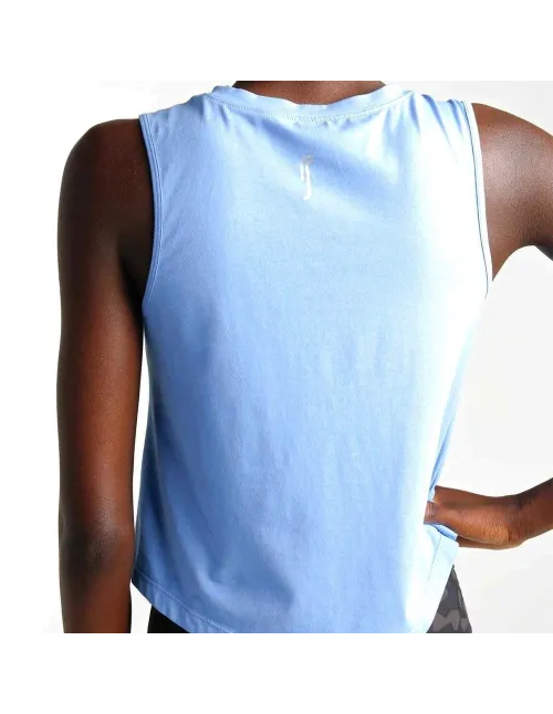 Camiseta Sin Mangas Crop Rs Padel Azul Cielo Mujer | Ofertas de pádel